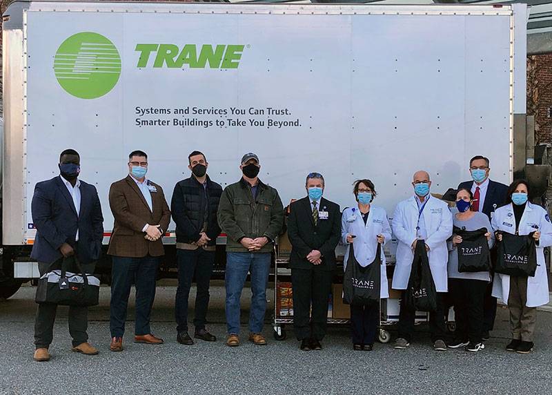 DKH Frontline Workers Receive Donated Care Packages from Trane Technologies