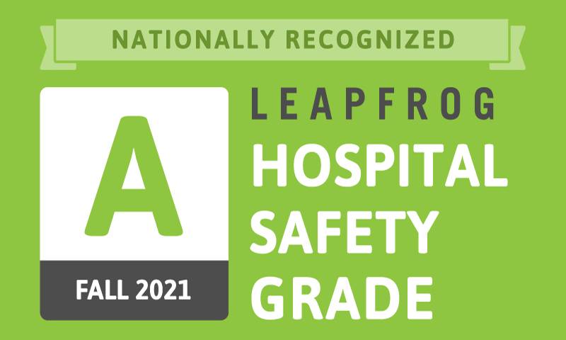 Day Kimball Hospital Nationally Recognized with an ‘A’ Leapfrog Hospital Safety Grade for Fall 2021