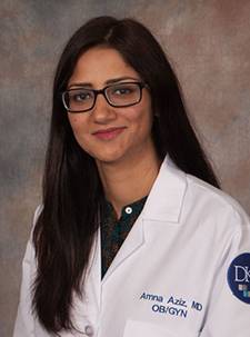 Amna Aziz, MD, FACOG headshot